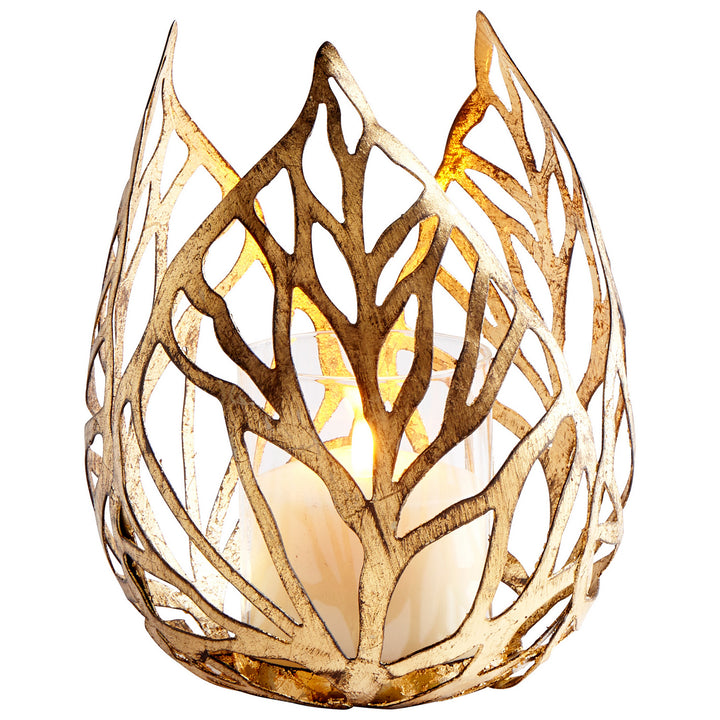 Cyan 09051 Candle Holders - Antique Gold