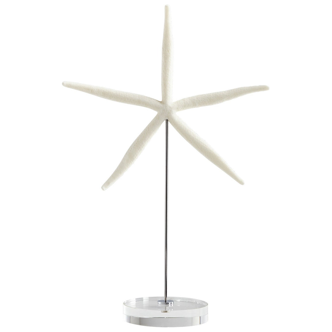 Cyan 09125 Sculptures (Various) - White And Polished Nickel