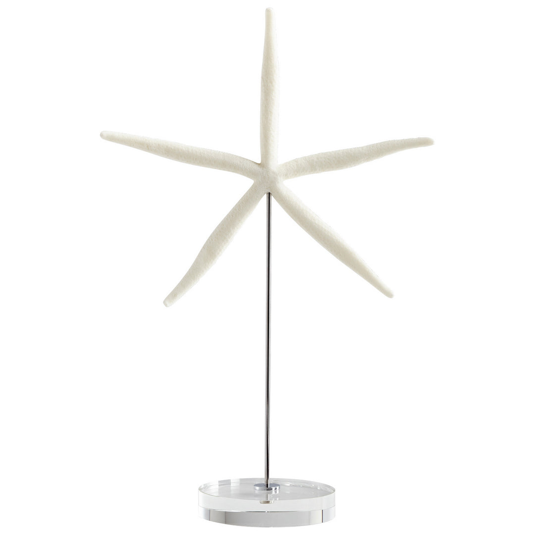 Cyan 09125 Sculptures (Various) - White And Polished Nickel