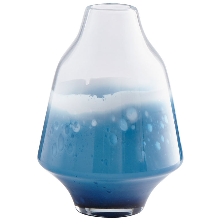 Cyan 09166 Vases & Planters - Clear And Cobalt