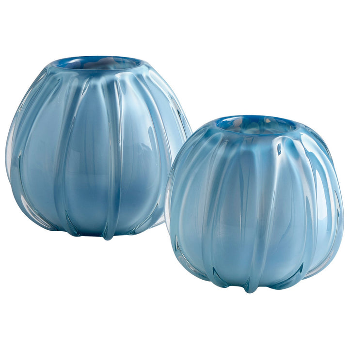 Cyan 09194 Vases & Planters - Blue