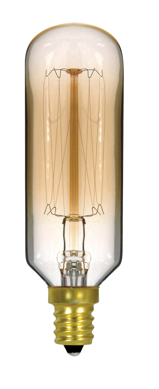 Satco Lighting S2420   Light Bulb Clear Gold