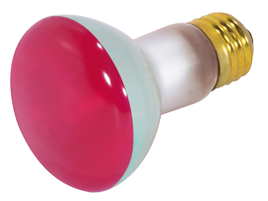 Satco Lighting S3200   Light Bulb Red