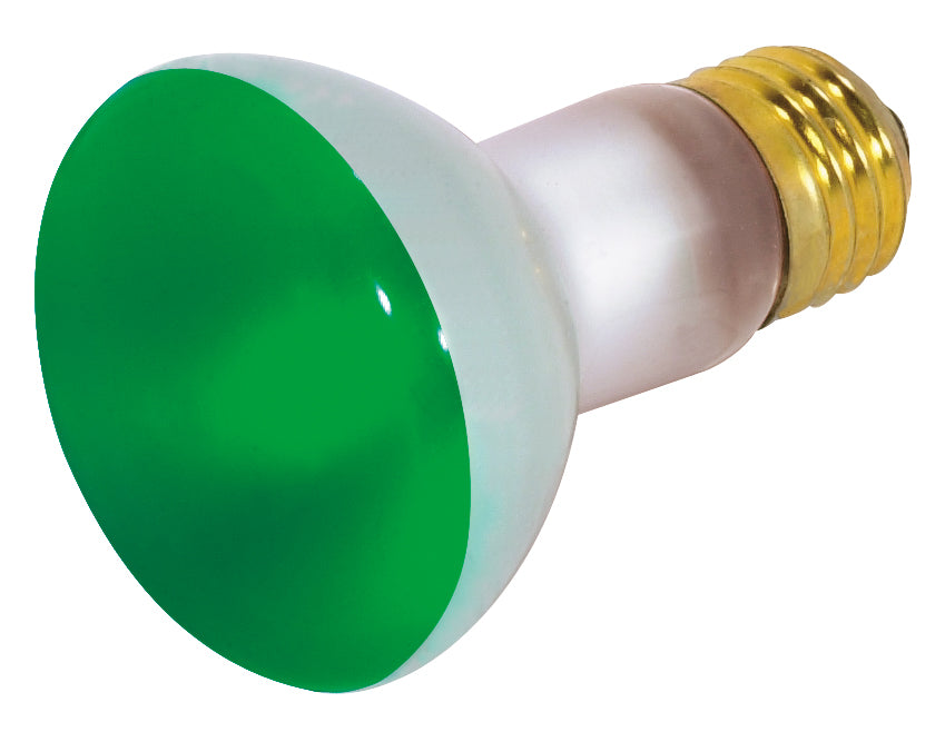 Satco Lighting S3201   Light Bulb Green