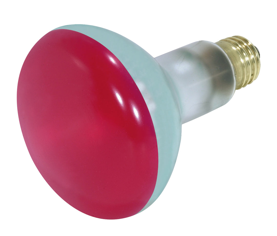 Satco Lighting S3240   Light Bulb Red