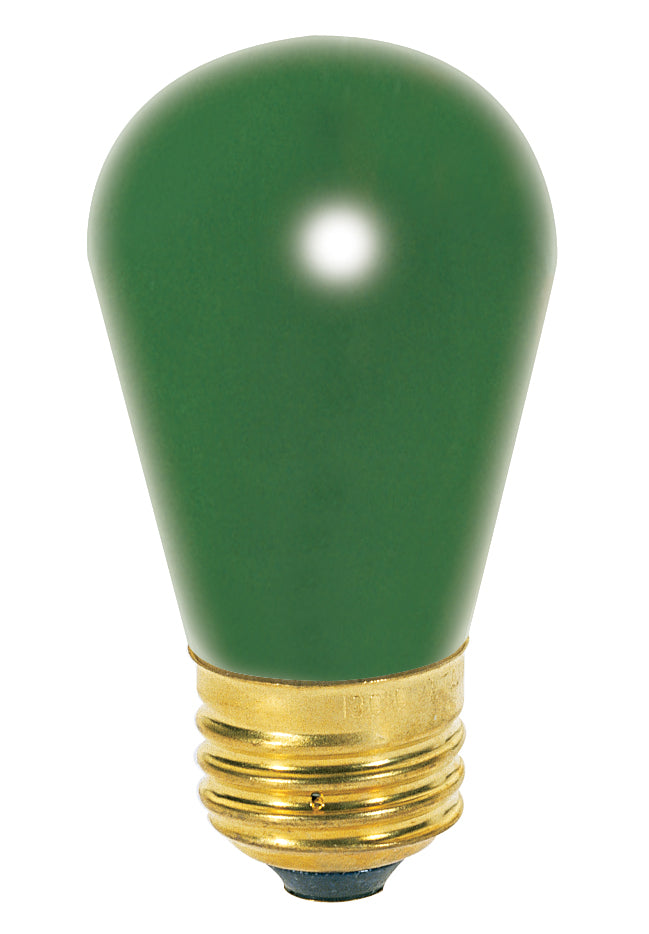 Satco Lighting S3962   Light Bulb Ceramic Green