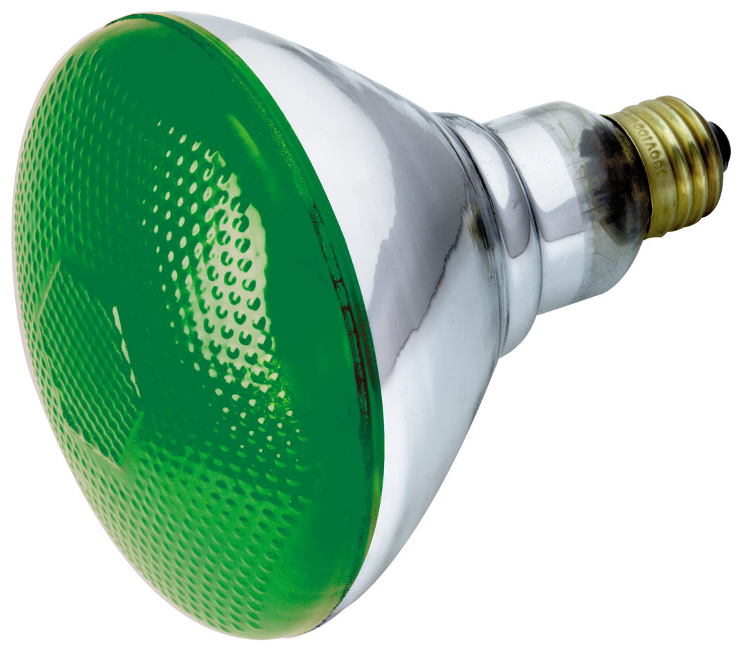 Satco Lighting S4427   Light Bulb Green