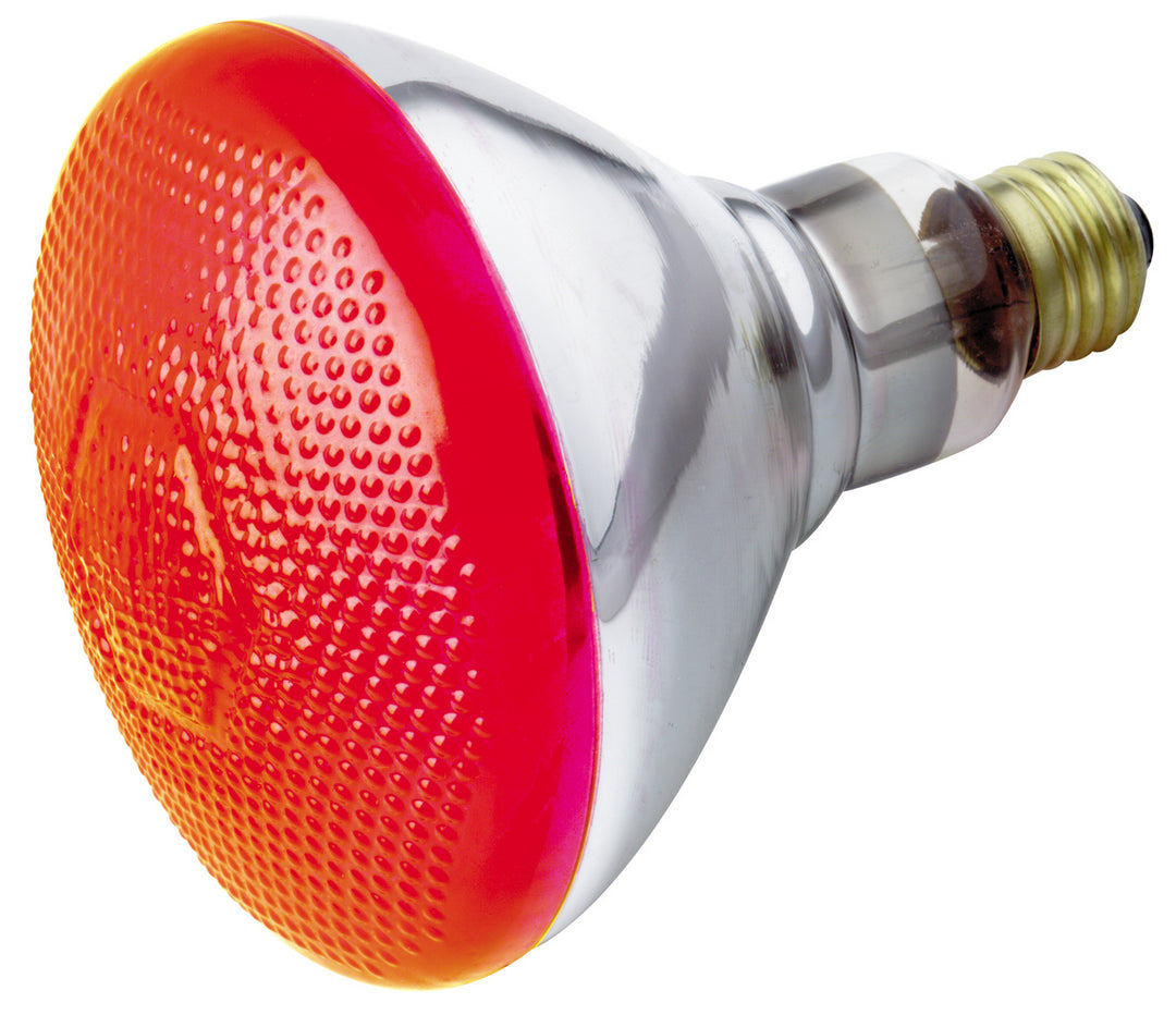 Satco Lighting S5002   Light Bulb Red