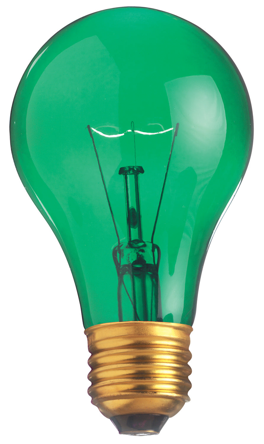 Satco Lighting S6081   Light Bulb Transparent Green