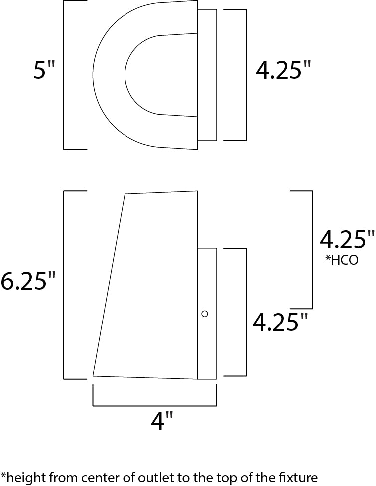Maxim Lighting 86199SV Modern Mini Outdoor Silver