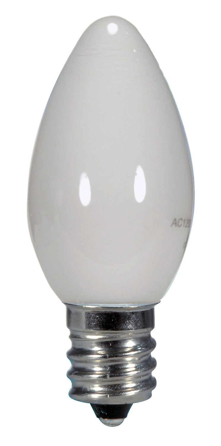 Satco Lighting S9157   Light Bulb Coated White