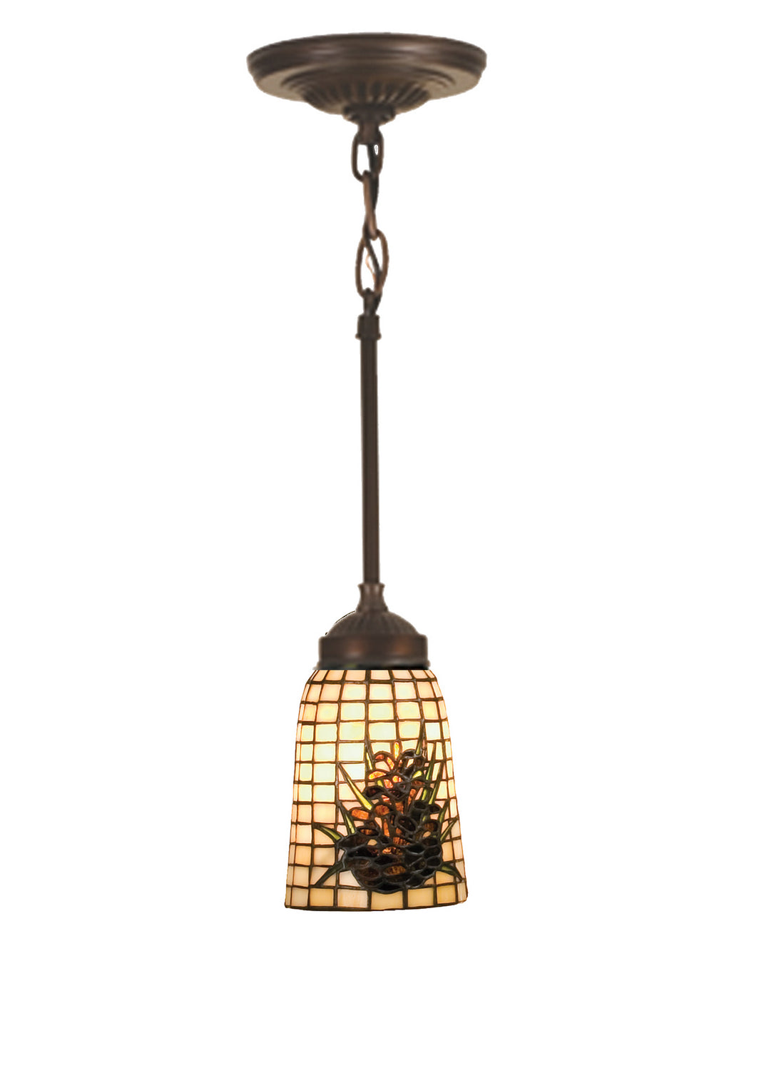 Meyda Tiffany Pine Barons 104974 Pendant Light - Mahogany Bronze