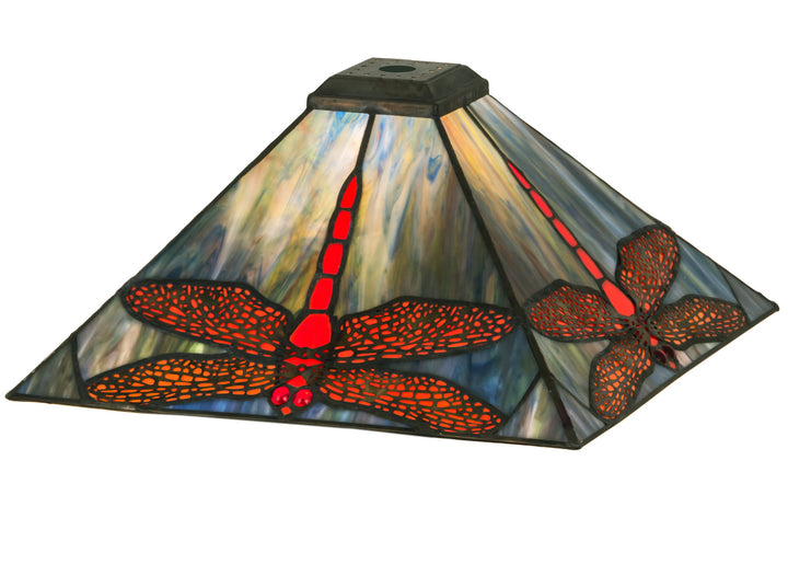 Meyda Tiffany Lighting 12203 Prairie Dragonfly Shade Lamp Shade Multicolored