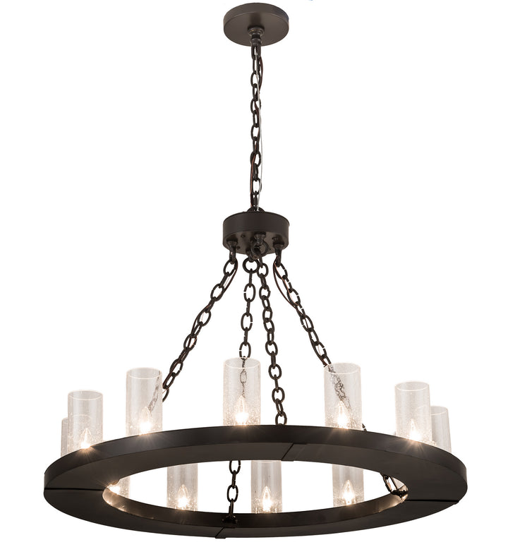 Meyda Tiffany Loxley 192501 Chandelier Light - Timeless Bronze