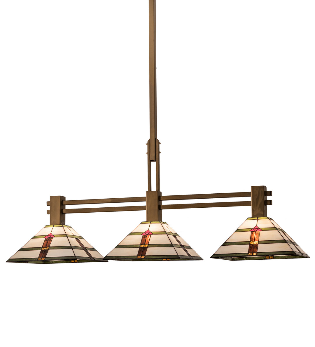 Meyda Tiffany Prairie Arrowhead 192590 Pendant Light - Matte Buttered Brass