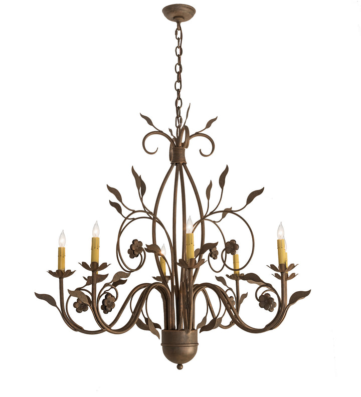Meyda Tiffany Bordeaux 195821 Chandelier Light - Antique