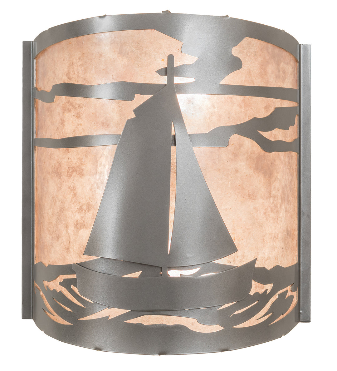 Meyda Tiffany Sailboat 197788 Wall Light - Nickel