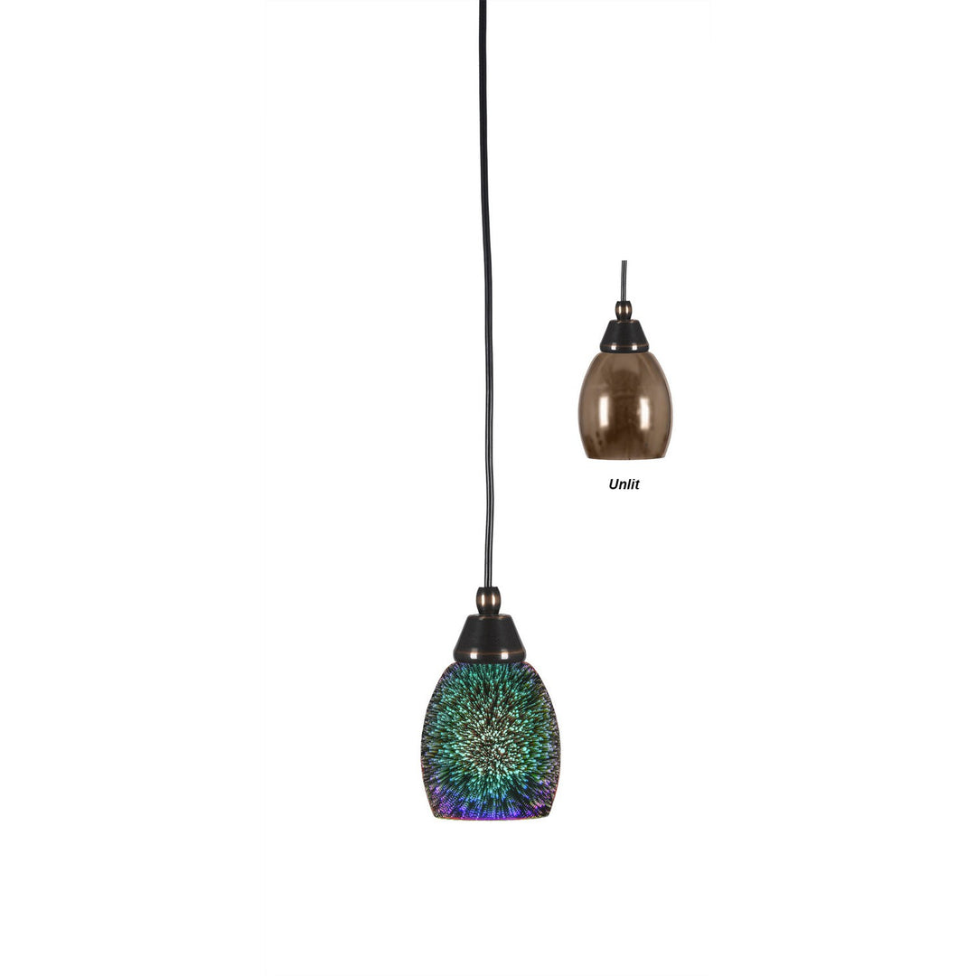 Toltec Any 22-bc-6545 Pendant Light - Black Copper