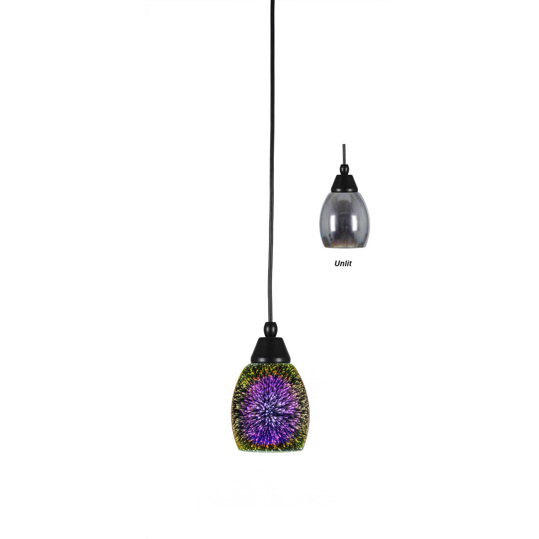 Toltec Any 22-mb-6595 Pendant Light - Matte Black