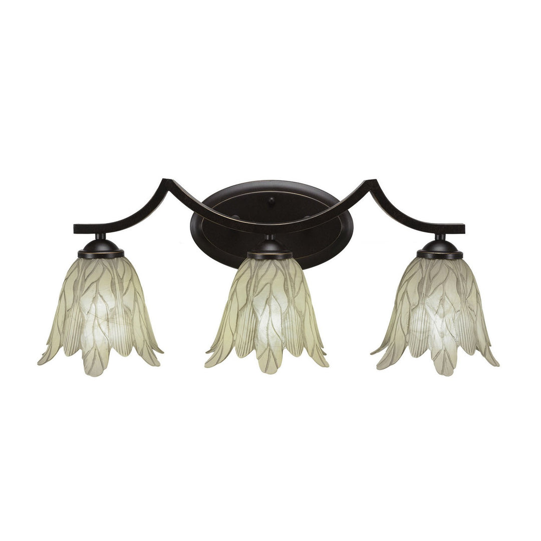 Toltec Zilo 553-dg-1025 Bath Vanity Light 24 in. wide - Dark Granite