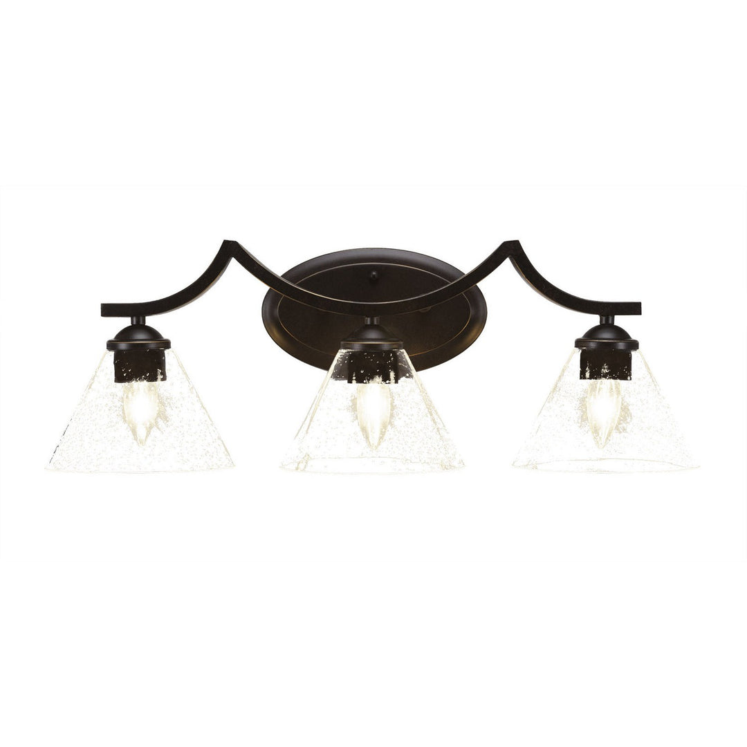 Toltec Zilo 553-dg-302 Bath Vanity Light 24 in. wide - Dark Granite