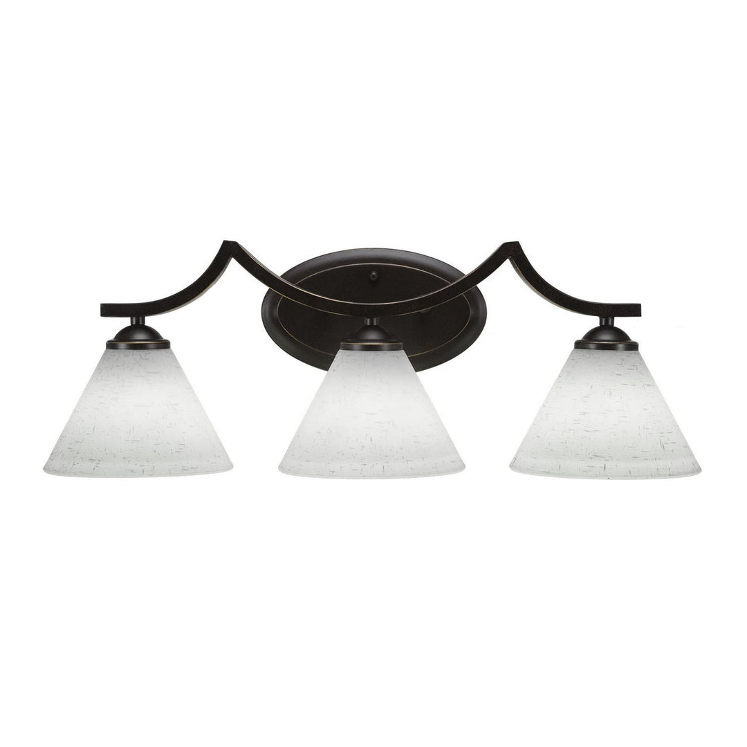 Toltec Zilo 553-dg-312 Bath Vanity Light 24 in. wide - Dark Granite
