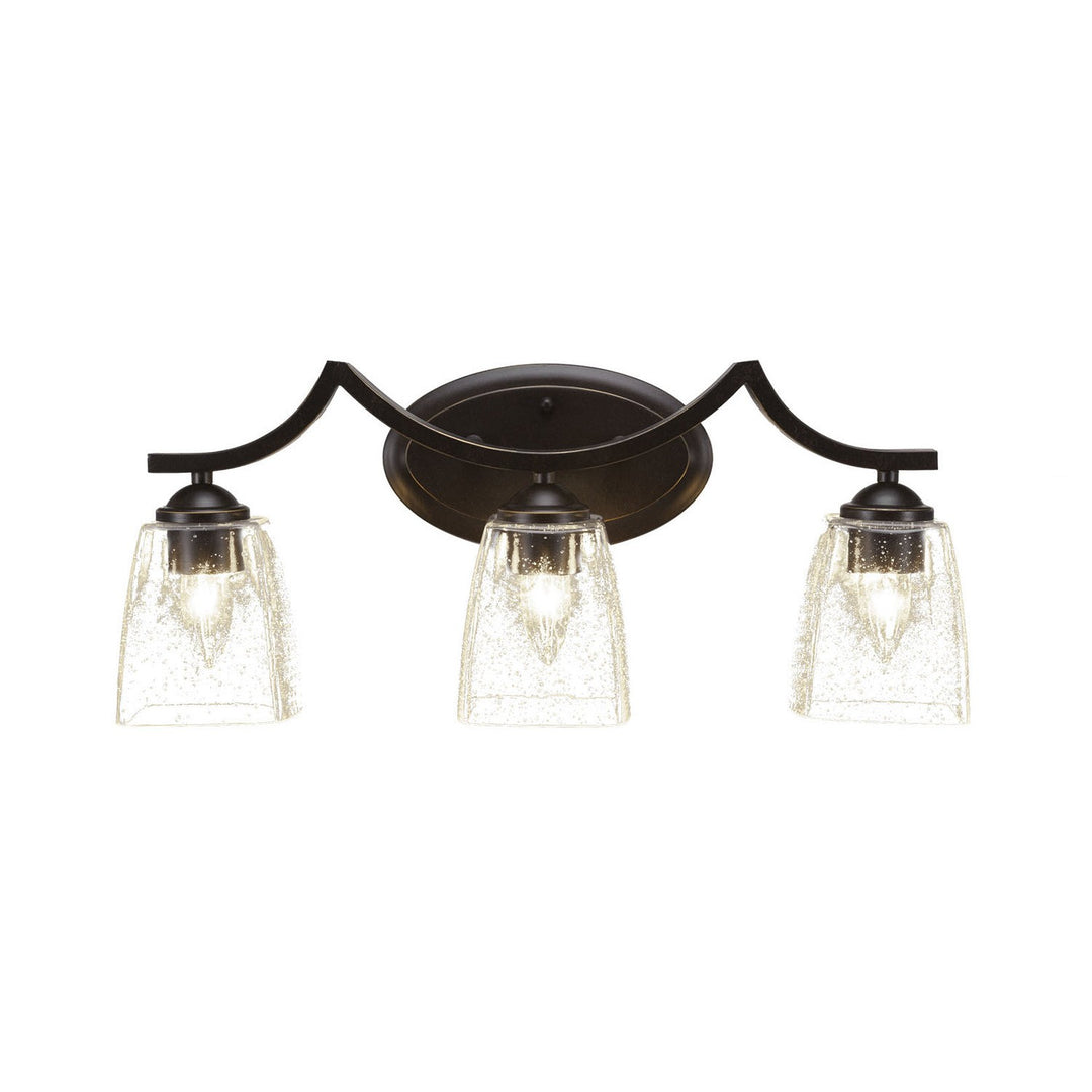 Toltec Zilo 553-dg-461 Bath Vanity Light 22 in. wide - Dark Granite