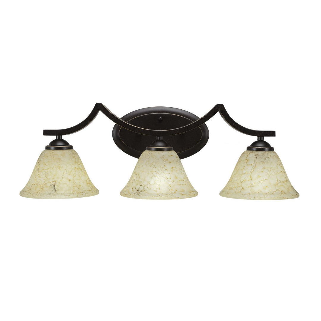 Toltec Zilo 553-dg-508 Bath Vanity Light 24 in. wide - Dark Granite