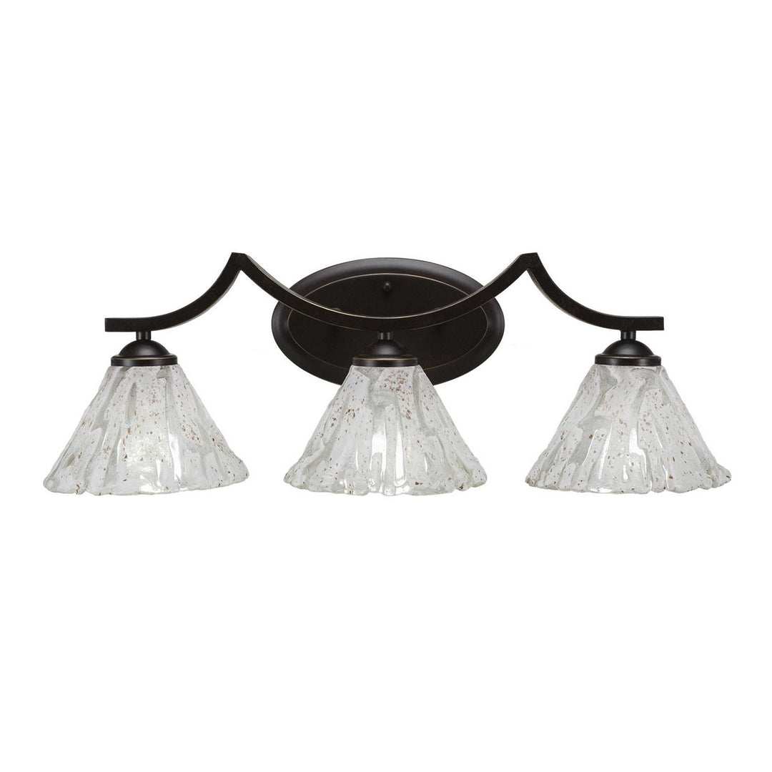 Toltec Zilo 553-dg-7195 Bath Vanity Light 24 in. wide - Dark Granite