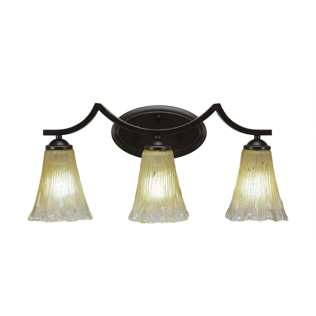 Toltec Zilo 553-dg-720 Bath Vanity Light 23 in. wide - Dark Granite