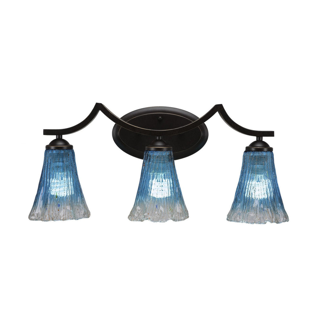 Toltec Zilo 553-dg-725 Bath Vanity Light 23 in. wide - Dark Granite