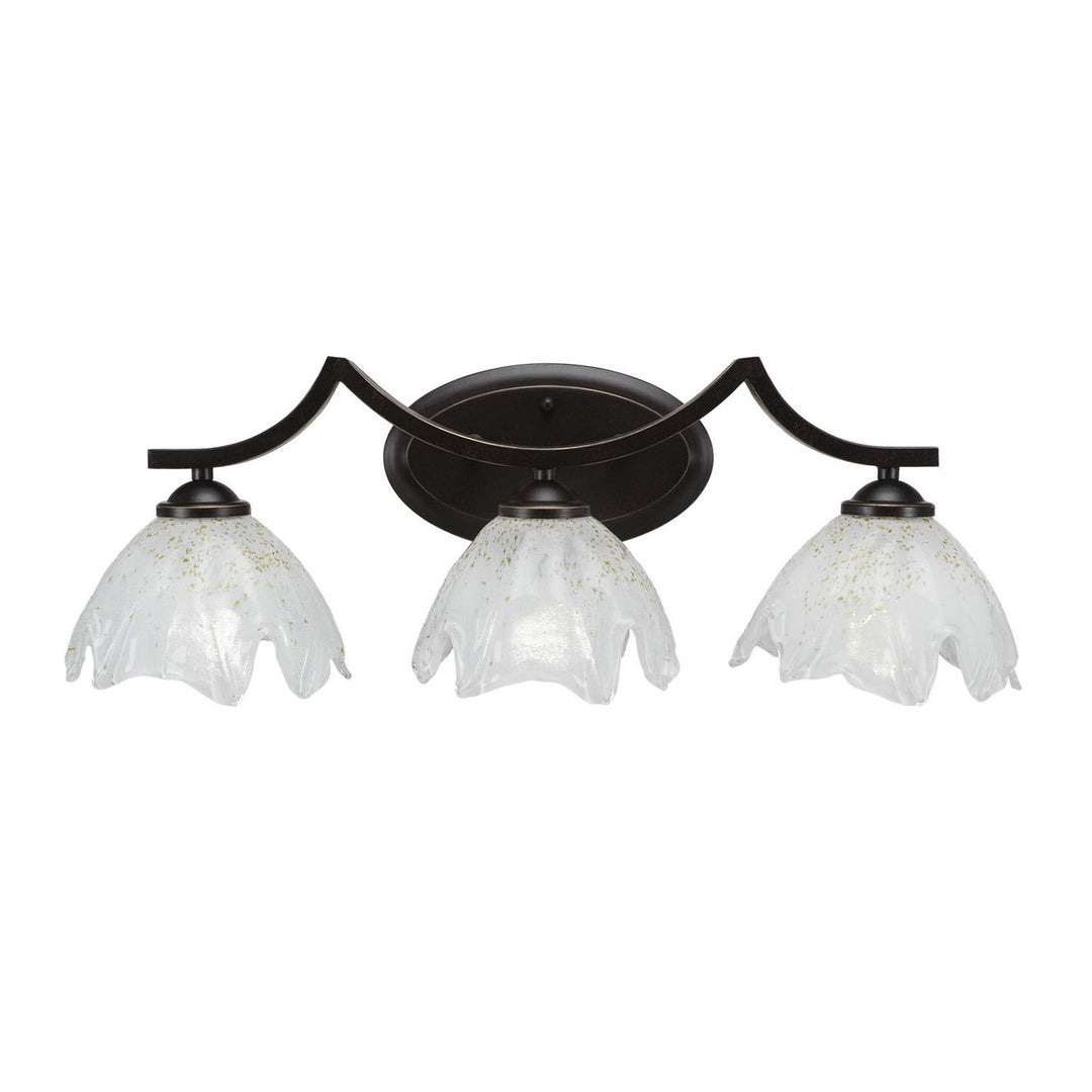 Toltec Zilo 553-dg-755 Bath Vanity Light 25 in. wide - Dark Granite