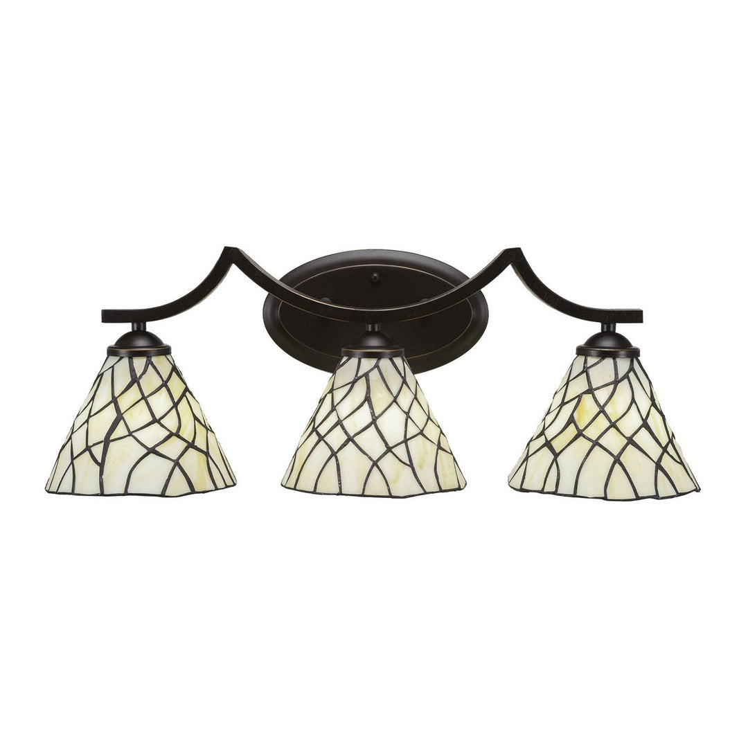 Toltec Zilo 553-dg-9115 Bath Vanity Light 24 in. wide - Dark Granite