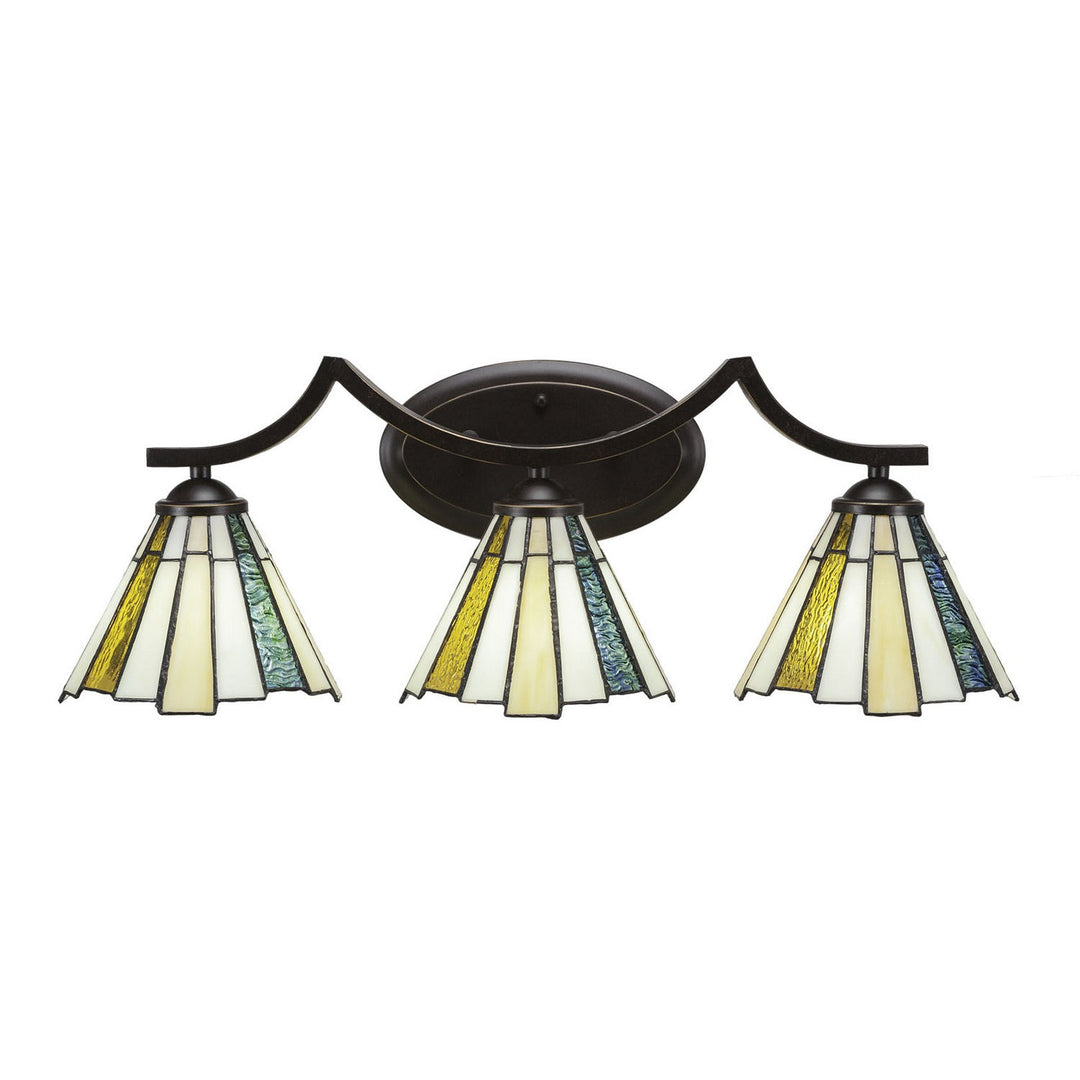 Toltec Zilo 553-dg-9335 Bath Vanity Light 24 in. wide - Dark Granite