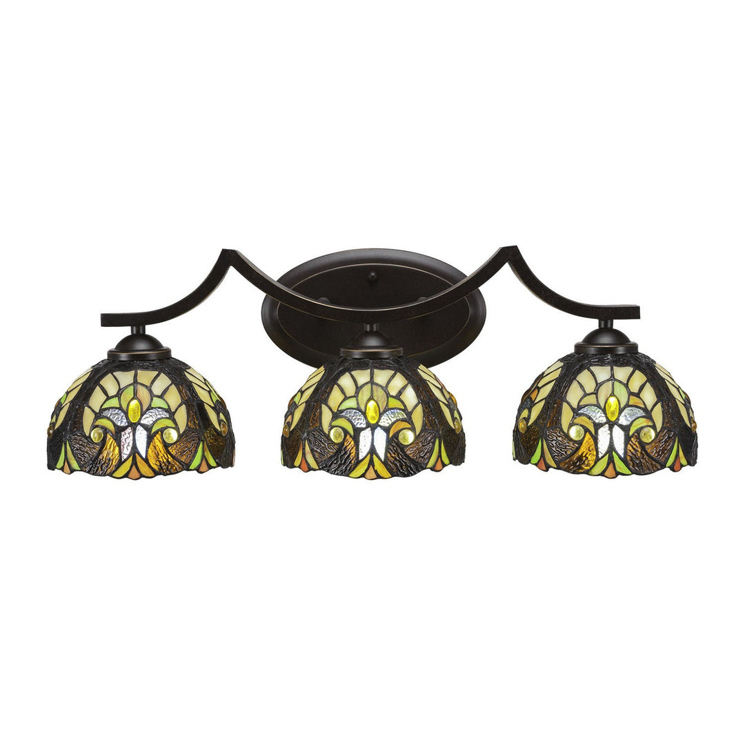 Toltec Zilo 553-dg-9945 Bath Vanity Light 24 in. wide - Dark Granite