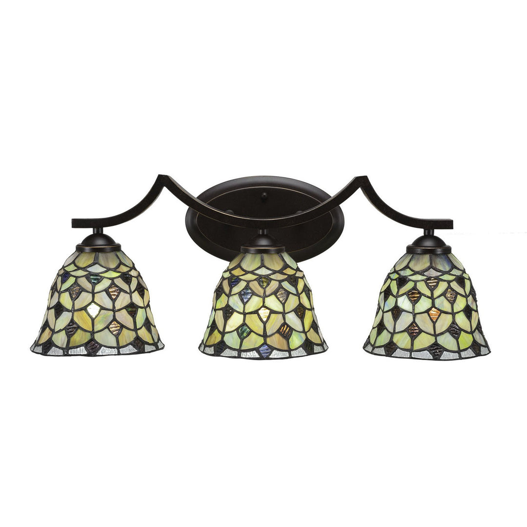 Toltec Zilo 553-dg-9965 Bath Vanity Light 24 in. wide - Dark Granite