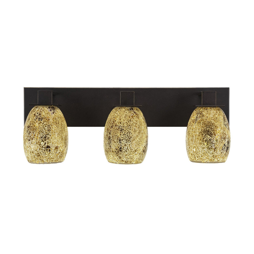 Toltec Apollo 583-dg-4175 Bath Vanity Light 24 in. wide - Dark Granite
