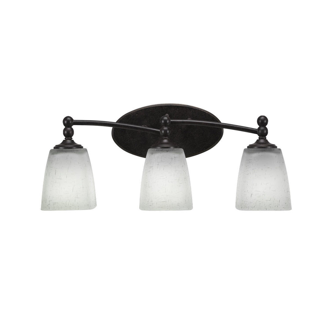 Toltec Capri 593-dg-460 Bath Vanity Light 21 in. wide - Dark Granite