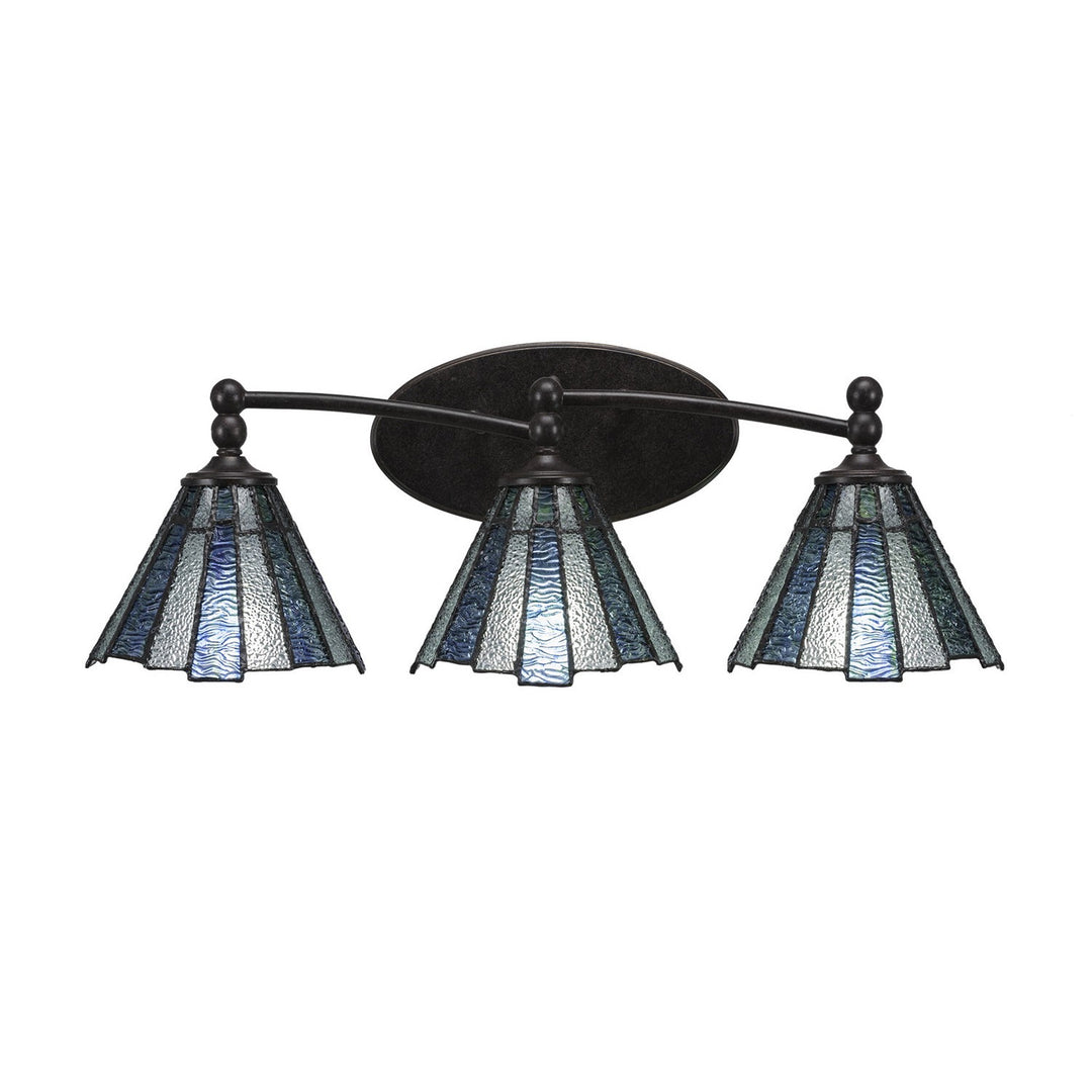Toltec Capri 593-dg-9325 Bath Vanity Light 23 in. wide - Dark Granite