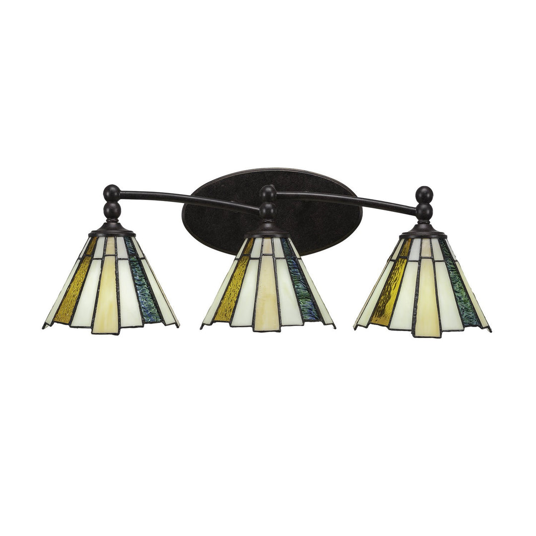 Toltec Capri 593-dg-9335 Bath Vanity Light 23 in. wide - Dark Granite