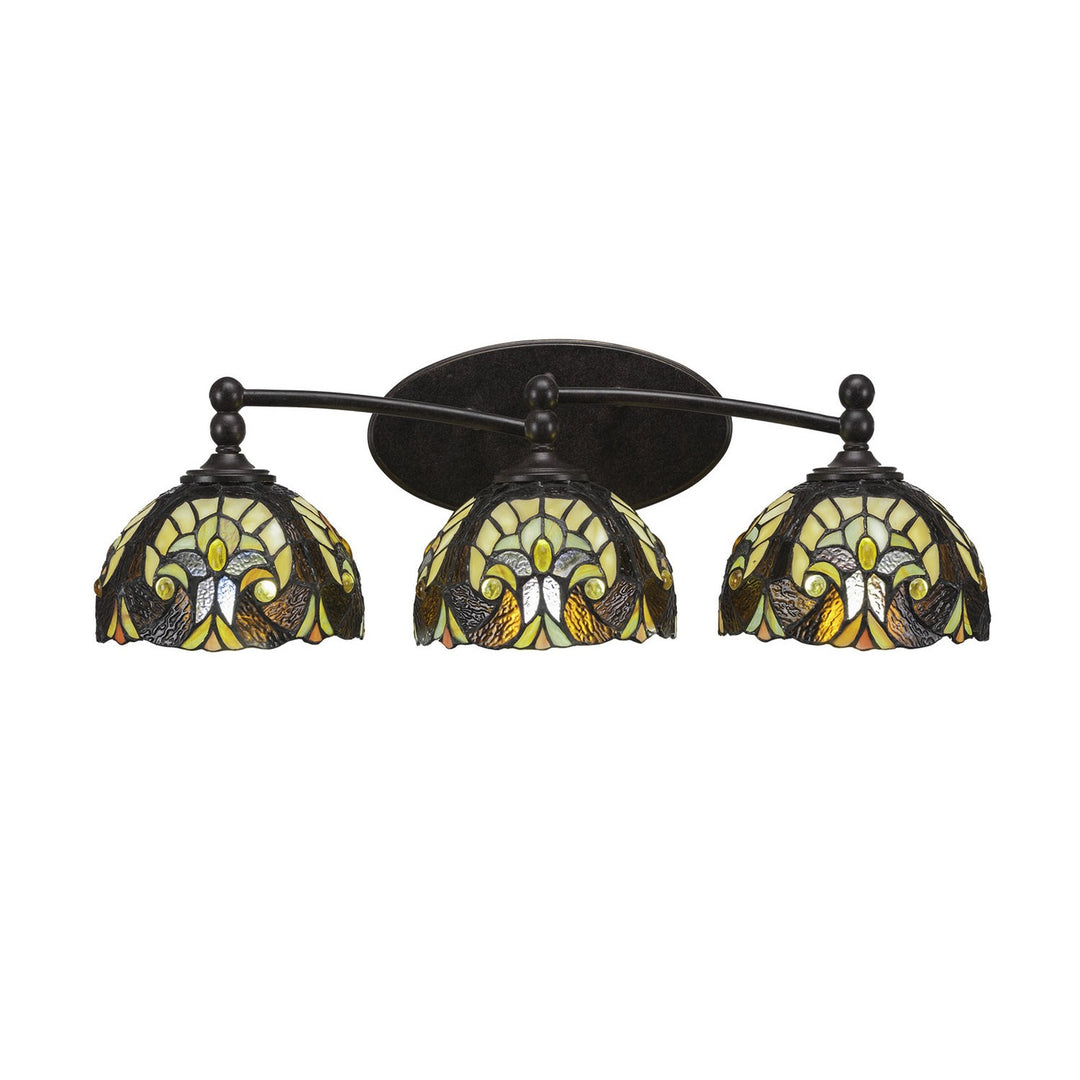 Toltec Capri 593-dg-9945 Bath Vanity Light 23 in. wide - Dark Granite