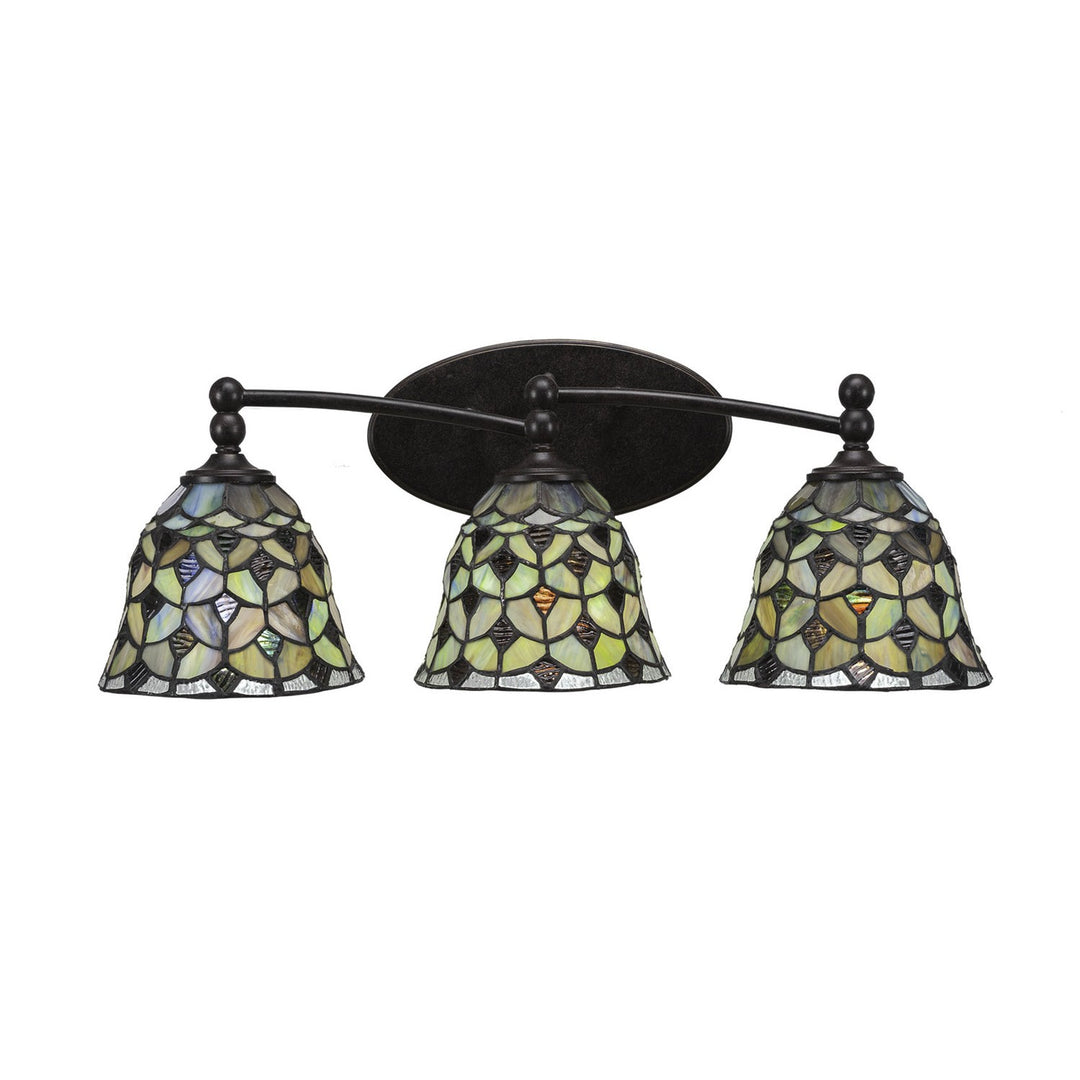 Toltec Capri 593-dg-9965 Bath Vanity Light 23 in. wide - Dark Granite