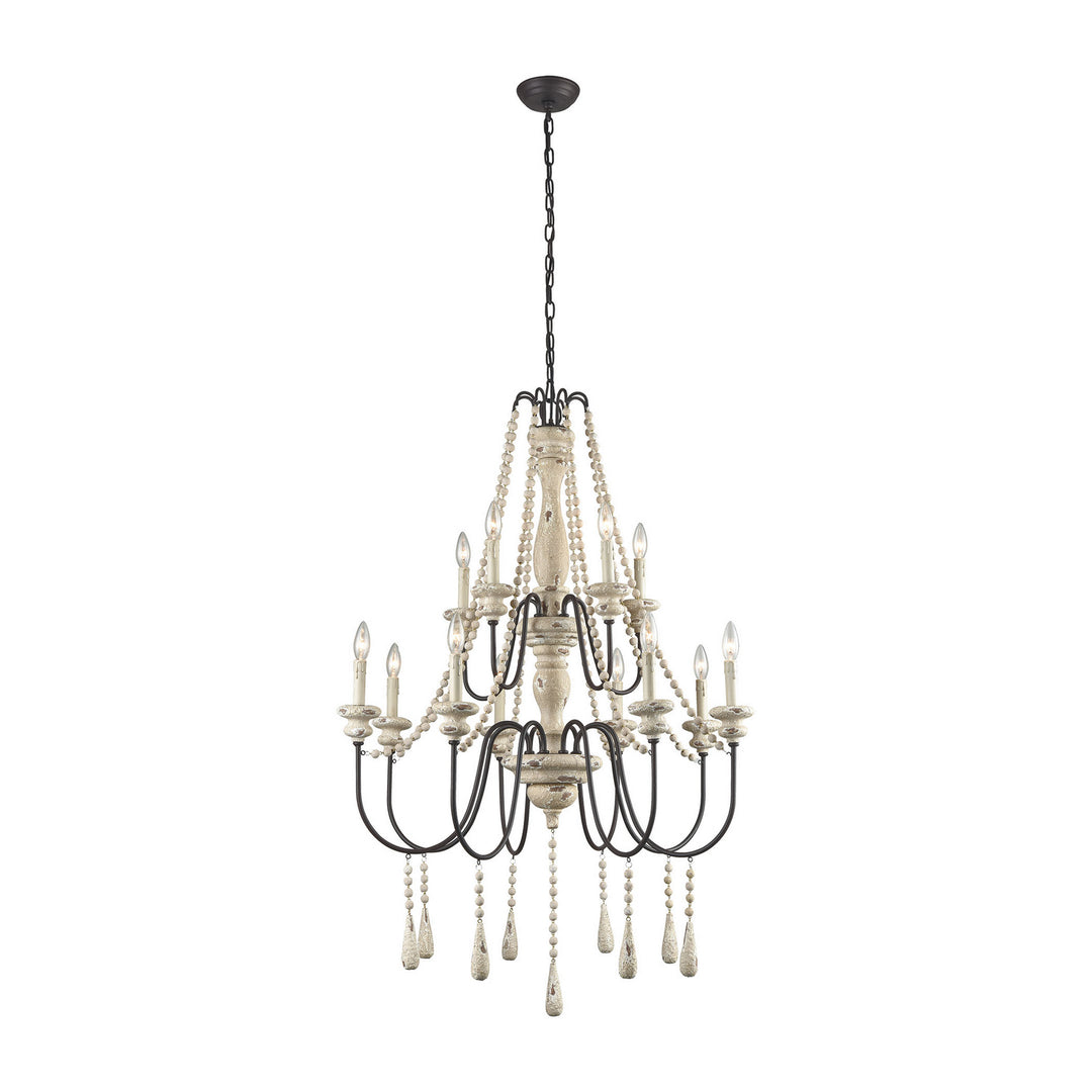 Elk Sommieres 3215-006 Chandelier Light - Antique French Cream