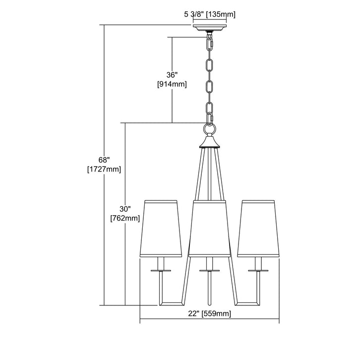 Elk Nico 1141-060 Chandelier Light - Oil Rubbed Bronze