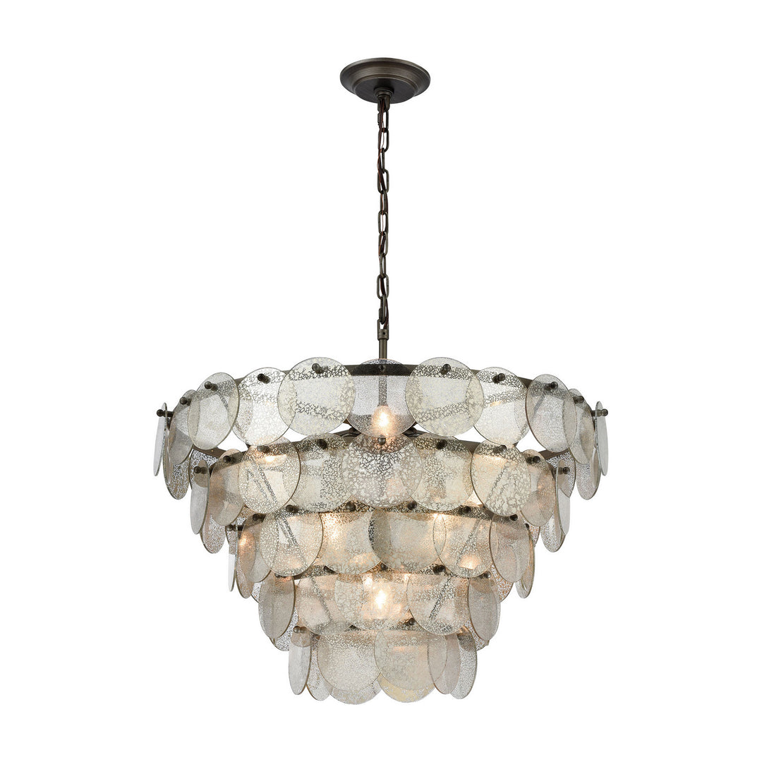 Elk Airesse 1141-084 Chandelier Light - Silver Mercury