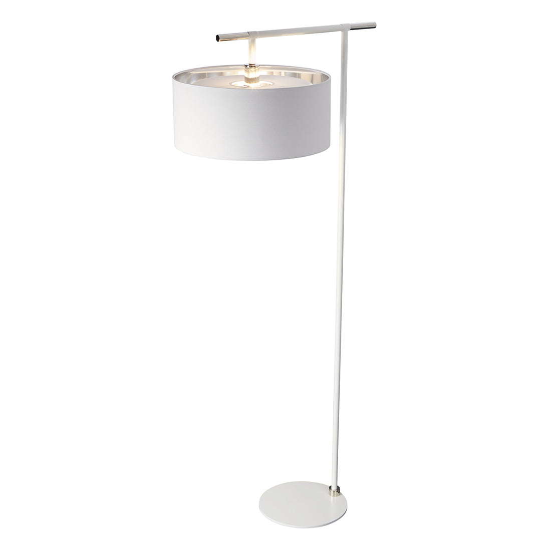 Lucas+Mckearn Lighting EL/BALANCE/FL W  Balance Lamp White/Polished Nickel