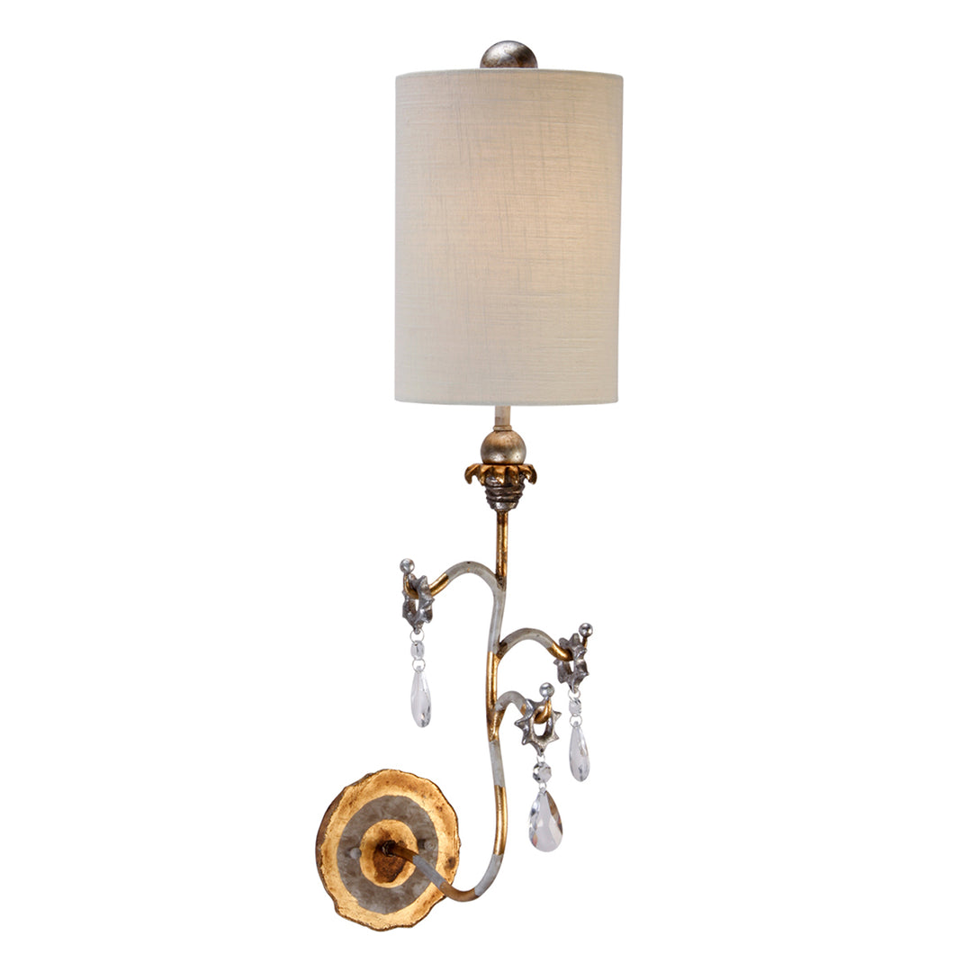 Lucas+McKearn Tivoli Sc1038-g Wall Sconce Light - Cream Patina with Gold