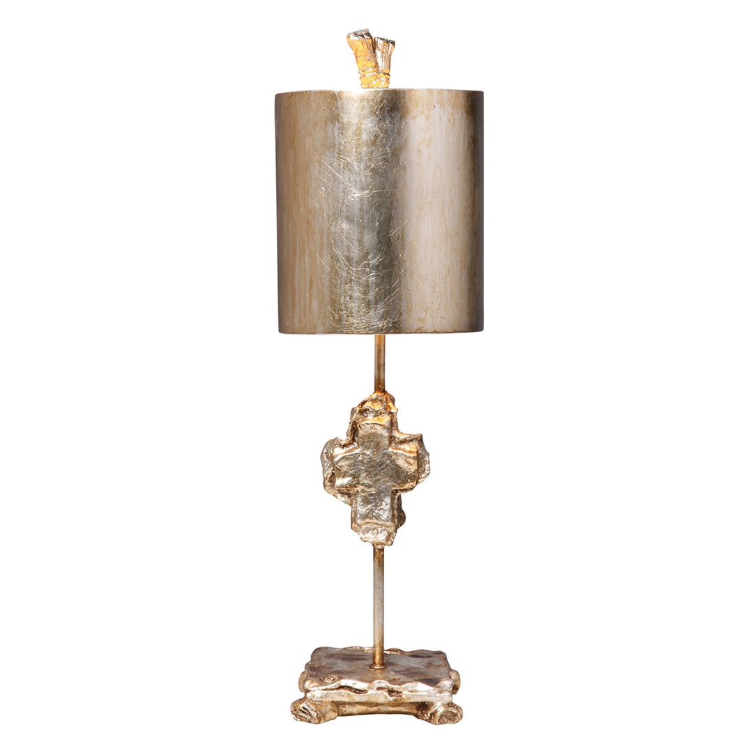 Lucas+Mckearn Lighting TA1234  Cross Silver Lamp Silver Leaf