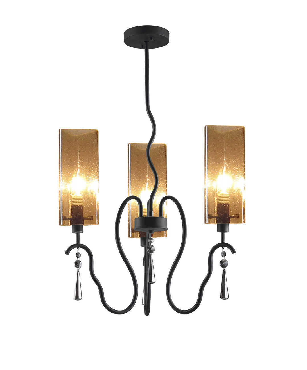 Woodbridge Haley 14213BLK-C40432 Chandelier Light - Black