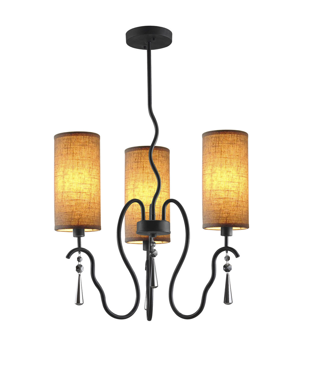 Woodbridge Haley 14213BLK-S10401 Chandelier Light - Black